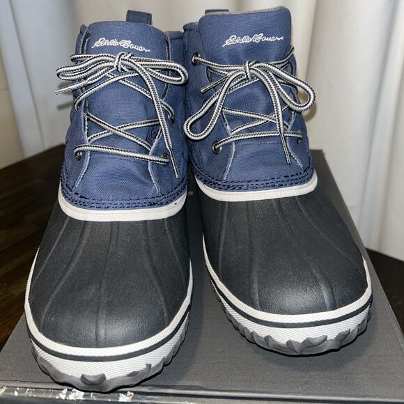 Eddie Bauer Hunt Pack Womens Mid Atlantic Blue Duck Rain Boots Size US 9.5 NIB - Picture 5 of 13